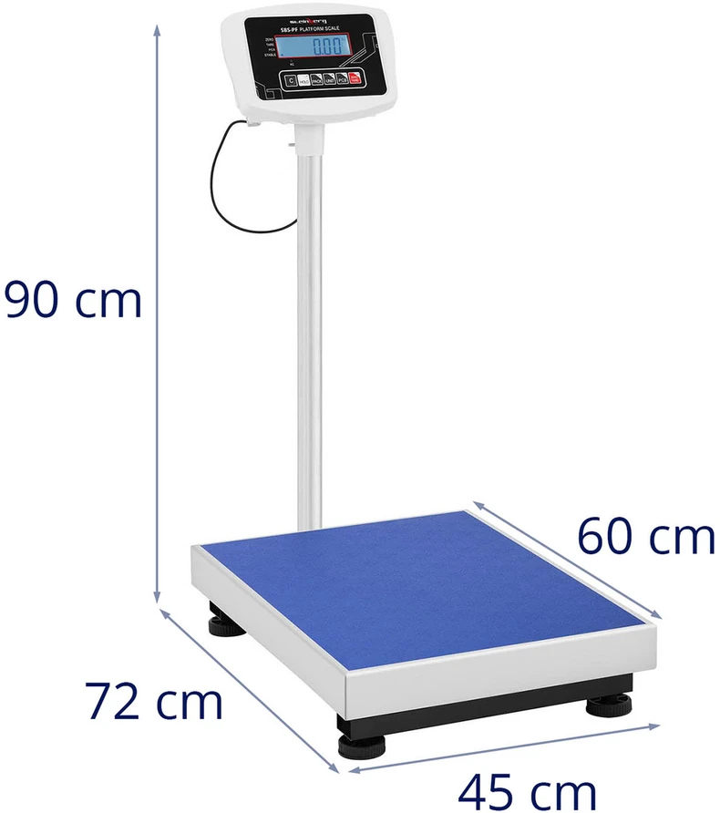 Steinberg platformos svarstyklės 150 kg 50 g 45x60 cm