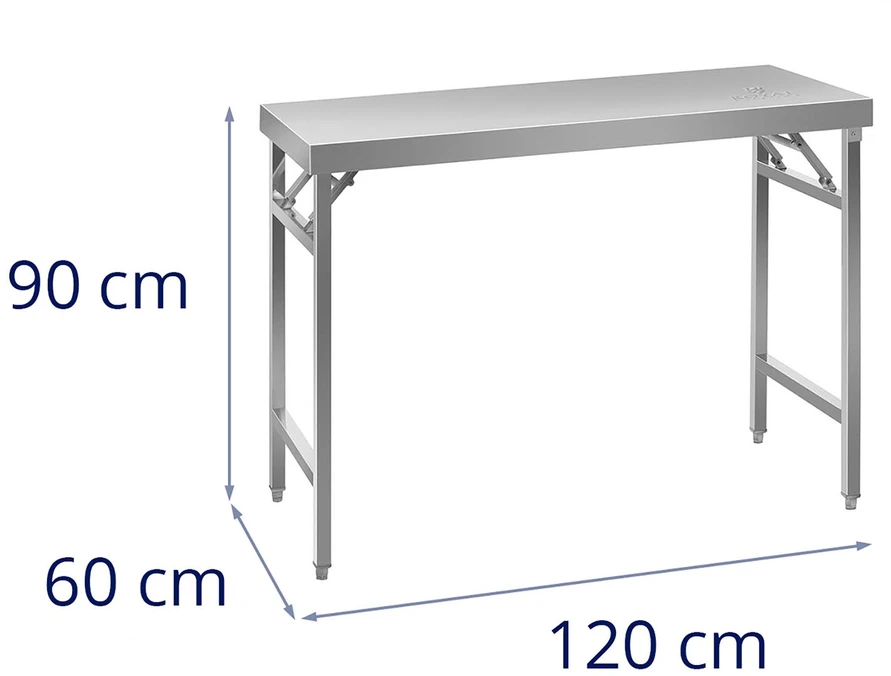 Sulankstomas darbo stalas 120 x 60 cm