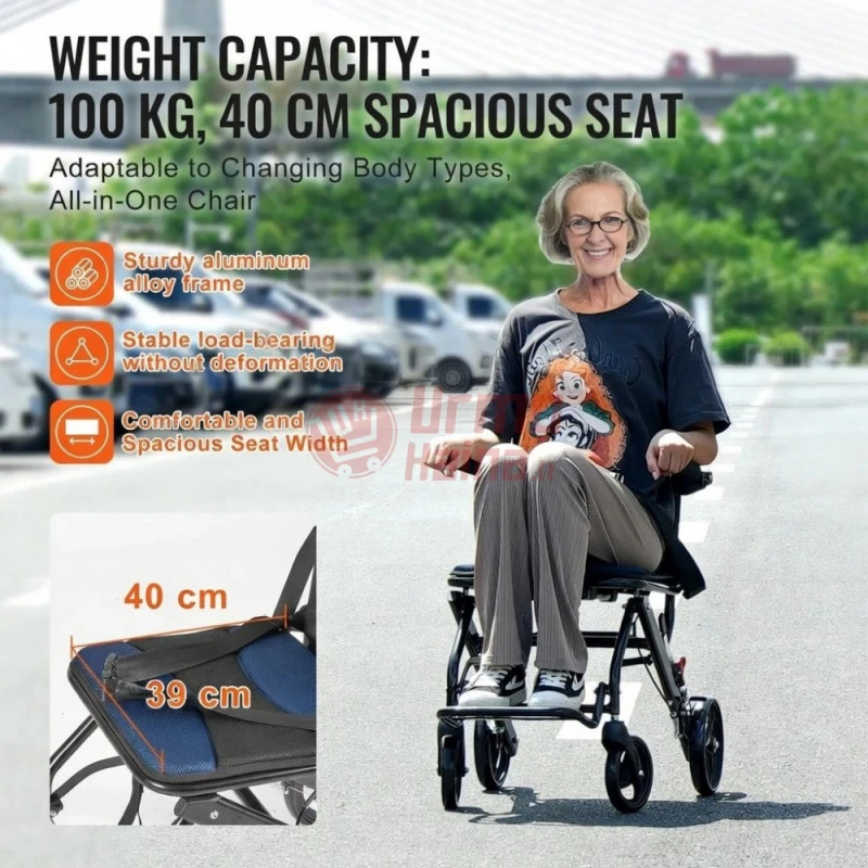 Sulankstomas neįgaliųjų vežimėlis VE01 100kg