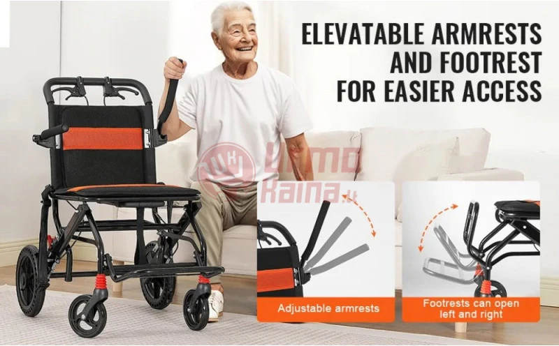 Sulankstomas neįgaliųjų vežimėlis VE02 100kg