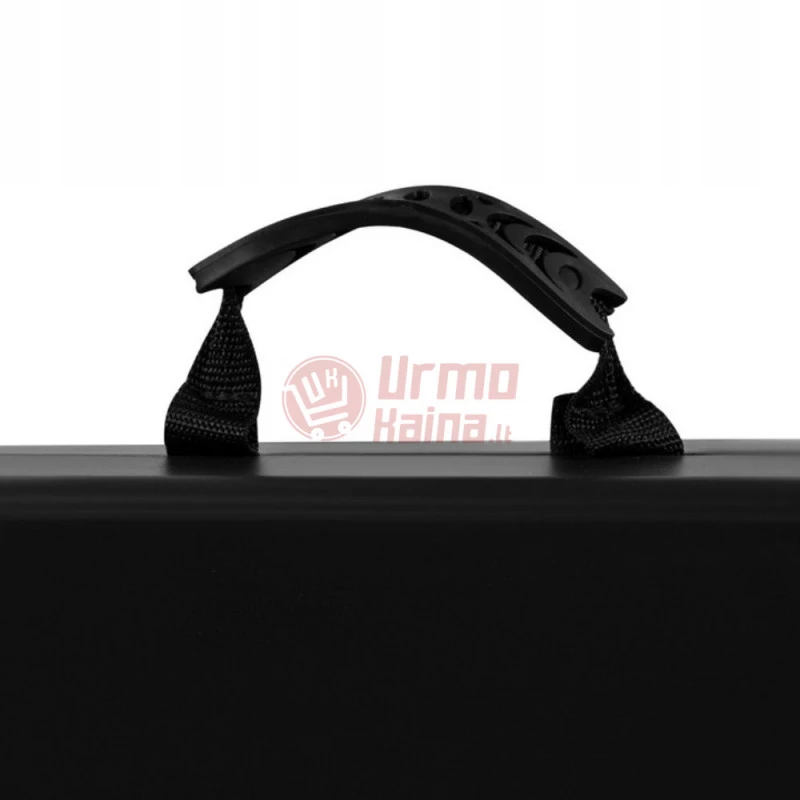 Sulankstomas sodo stalas 180 cm + 2 suolai juodas GA01