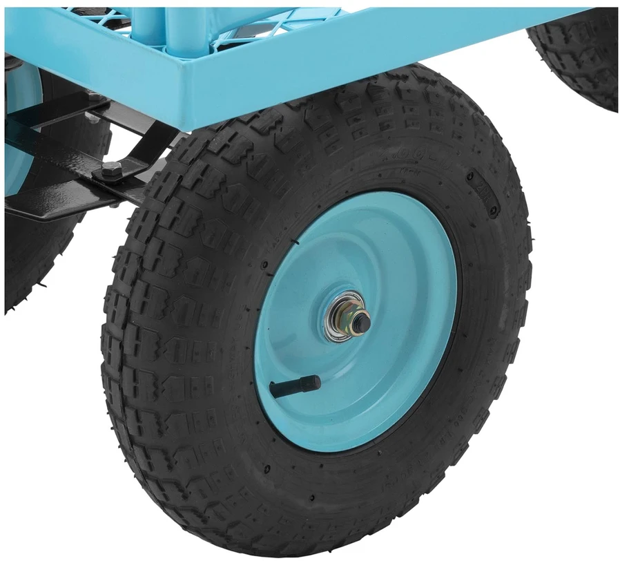 Sulankstomas sodo transportavimo vežimėlis 400 kg