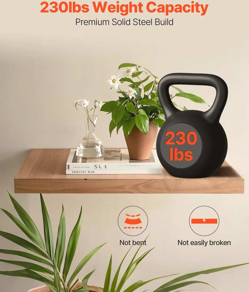 Sunkiasvorė paslėpta lentynos atrama 1168.4 x 157.4 x 76.2 mm. keliamoji galia 104 kg