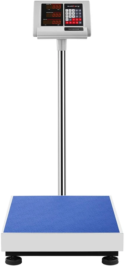 Svarstyklės Platforminė svarstyklė 300 kg / 50 g, 45x60 cm, Led ekranas