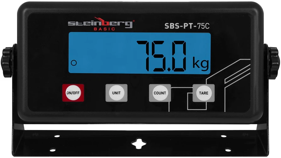 Svarstyklės Platforminė svarstyklė Steinberg 75 kg 10 g Lcd ekranas 40x40 cm