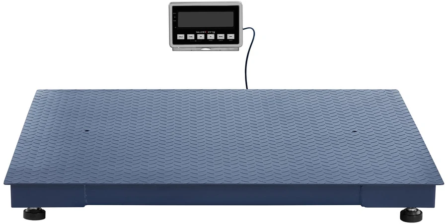 Svarstyklės Platforminės svarstyklės su LCD ekranu 120 x 120 cm 3000 kg