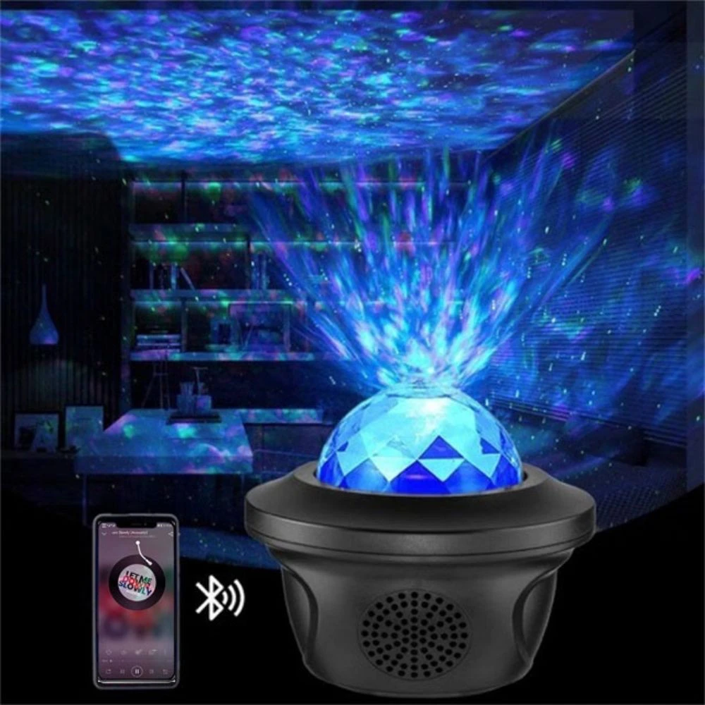 Šviesos efektas su lazeriu BERIMAX 7RP-9HK RGB 6 W 14 režimų ir laikmatis