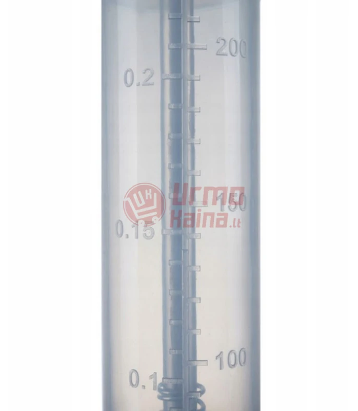 Švirkštas su lanksčiu vamzdeliu skysčiams ir aliejui 200 ml