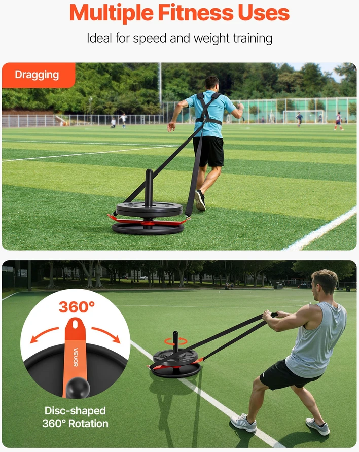 Svorinės rogės su diržu. tinka 51 mm diskams. oranžinės-juodos