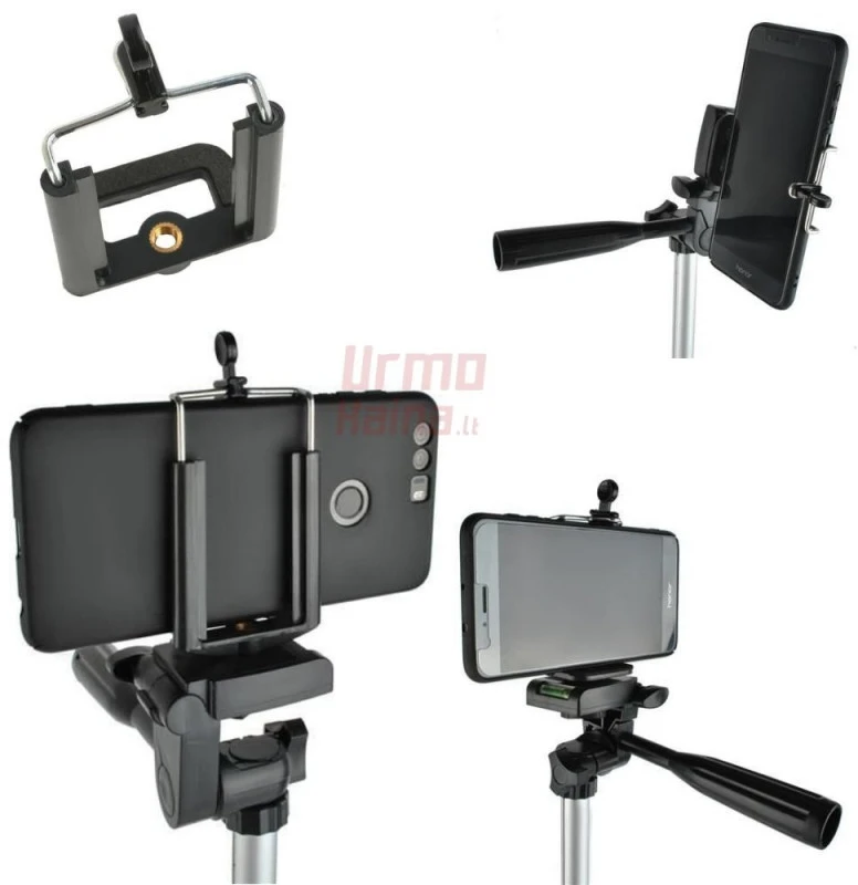 Teleskopinis trikojis stovas telefonui MK1 133 cm