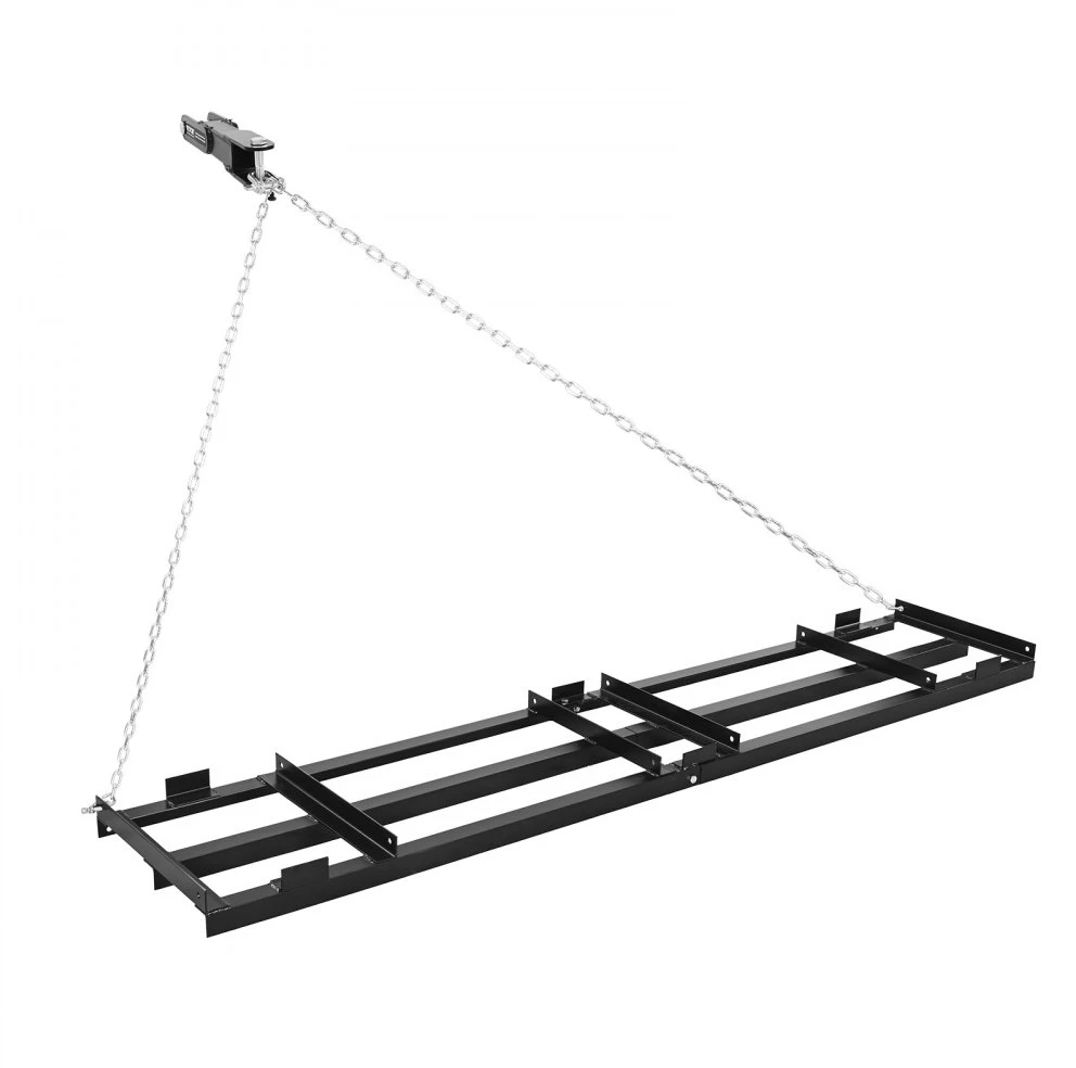 Tempiamas grėblys su 183 cm grandine 2435x50 cm žvyro takams ir vejai ATV/UTV suderinamas