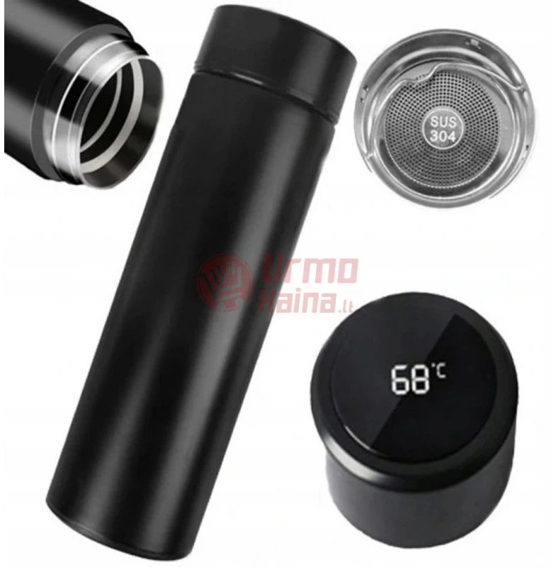 Termo puodelis su ekranu RF01 500 ml