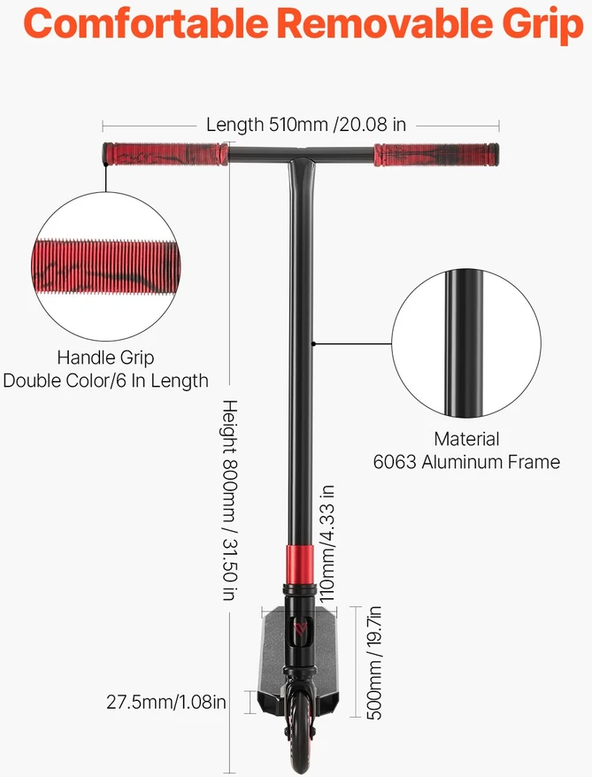 Triukų paspirtukas. ratukai 110 mm. dvisluoksnė aliuminio lenta. vaikams ir suaugusiems