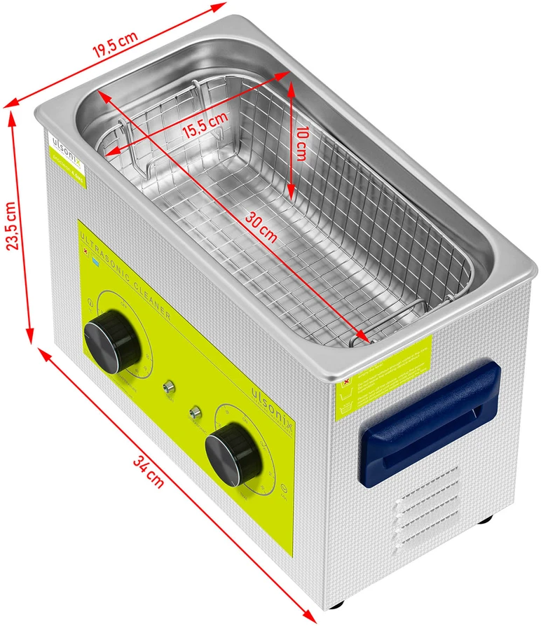 Ultragarsinė valymo vonelė 45 l 120 W