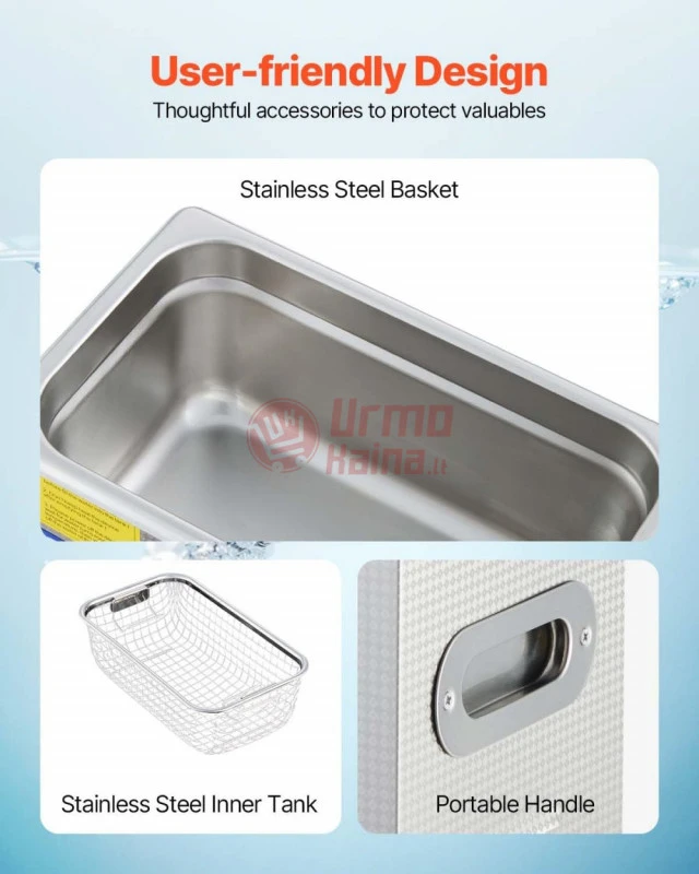 Ultragarsinė vonelė 2l BOXER BX-3463
