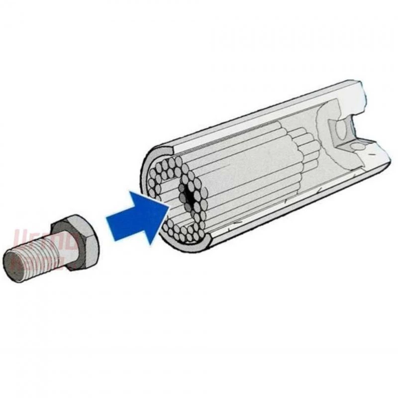 Universali galvutė ratų slapukams 7-19 mm (1/4 - 3/4'')