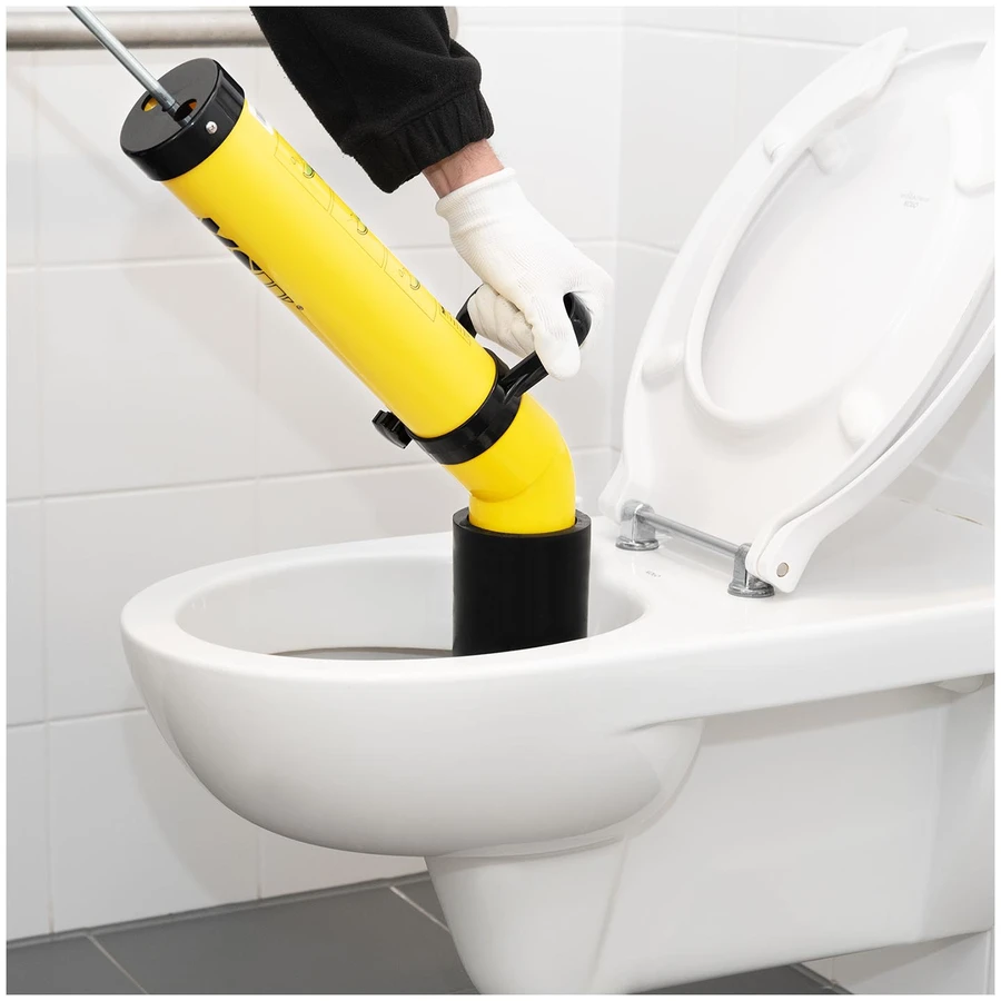 Universali kanalizacijos pompa su adapteriais MSW geltona/juoda