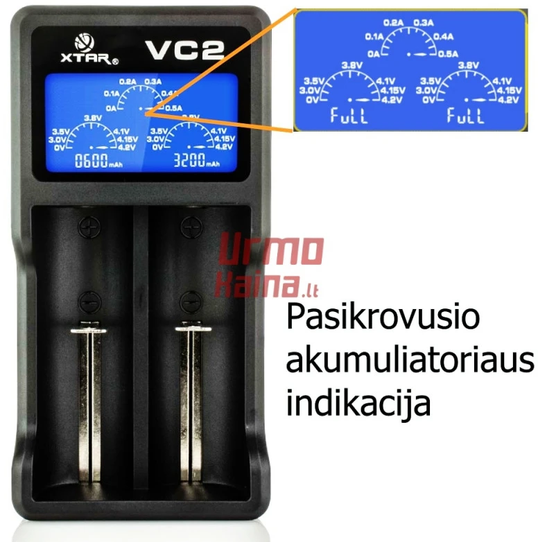 Universalus akumuliatorių kroviklis VC2