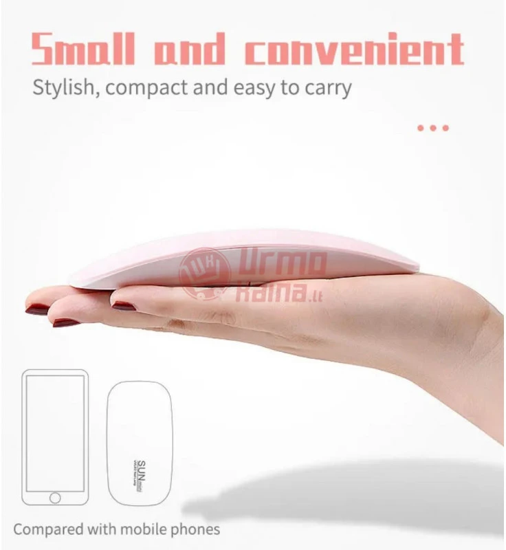UV lempa nagams Mini LED 6 LED 6 W