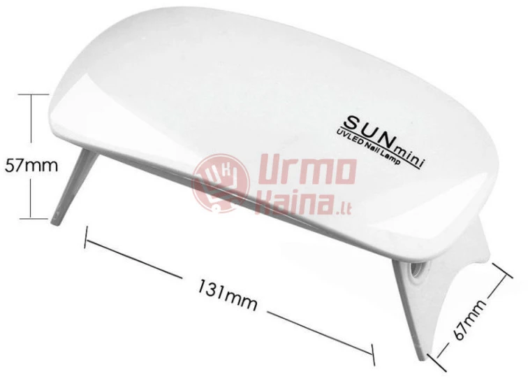 UV lempa nagams Mini LED 6 LED 6 W