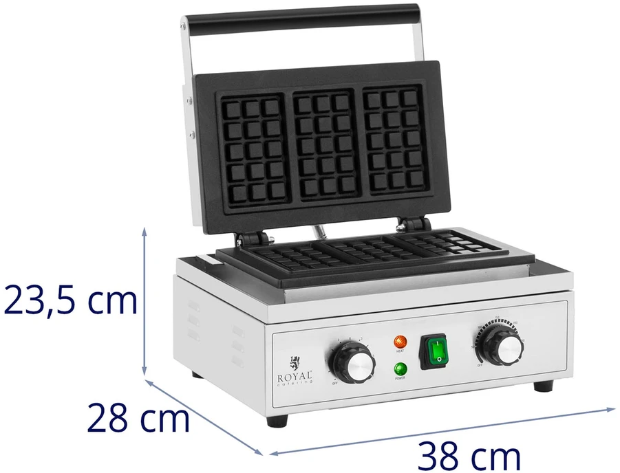 Vaflinė Vaflių keptuvė Tefloninė vaflių keptuvė 1500 W