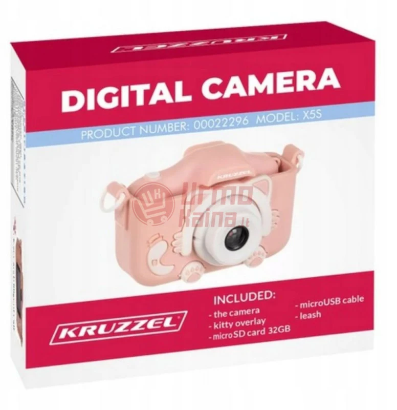 Vaikiškas fotoaparatas AC22296 +32GB SD kortelė