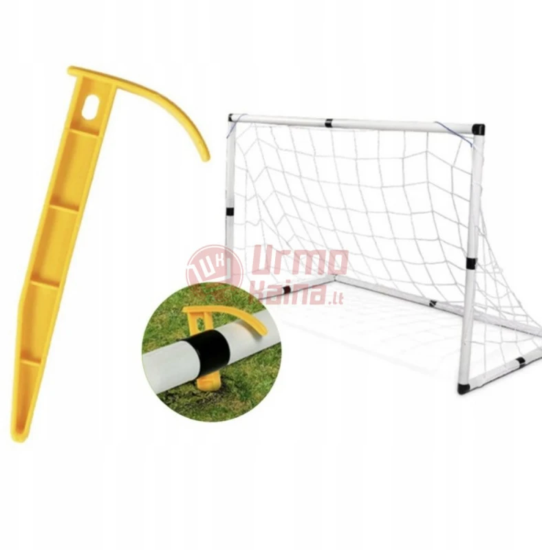 Vaikiški futbolo vartai + kamuolys ir pompa 120x40x80 cm FV01