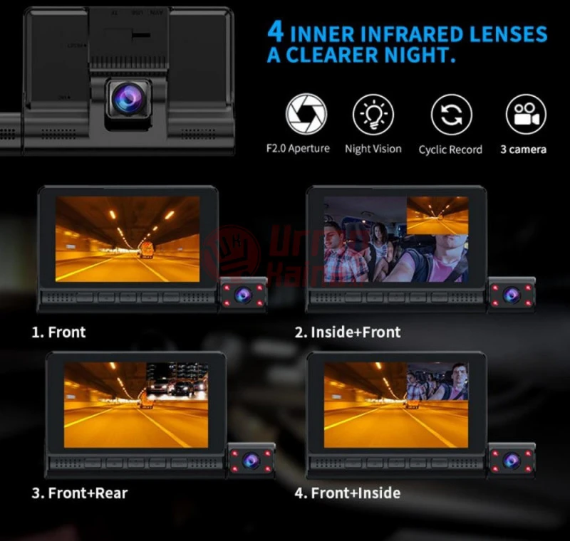 Vaizdo registratorius DVR MIRROR M55K