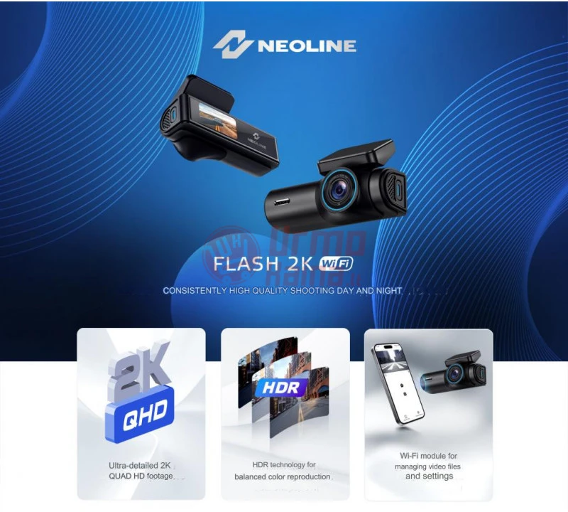 Vaizdo registratorius Neoline Flash 2K Wi-Fi