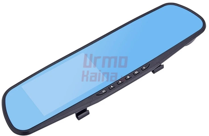 Vaizdo registratorius veidrodis DVR M52K su galinio vaizdo kamera