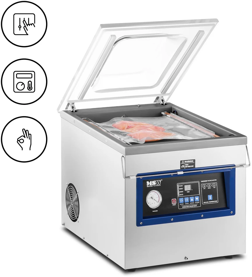 Vakuuminė pakavimo mašina 40cm 900W sidabro spalva