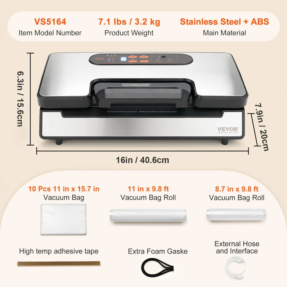 Vakuuminio pakavimo aparatas 130 W