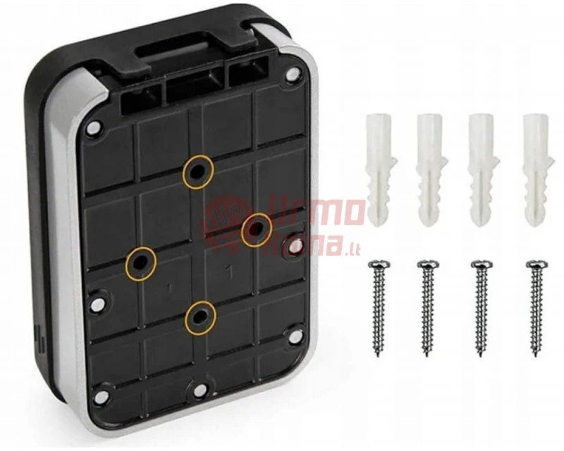 Metalo detektorius Vandeniui atspari kodinė dėžutė raktams KBX-03 metalinė