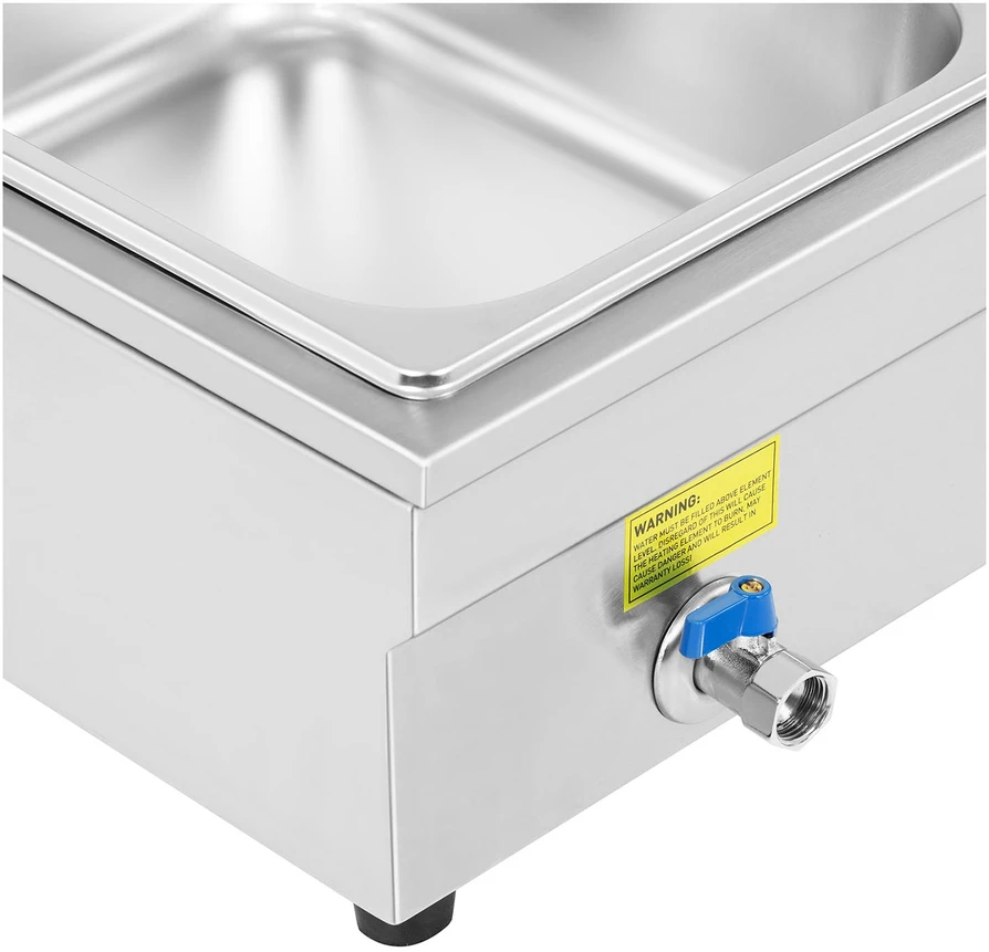 Vandens šildytuvas 2200W 30L + 5x GN1/2 indai nerūdijantis plienas