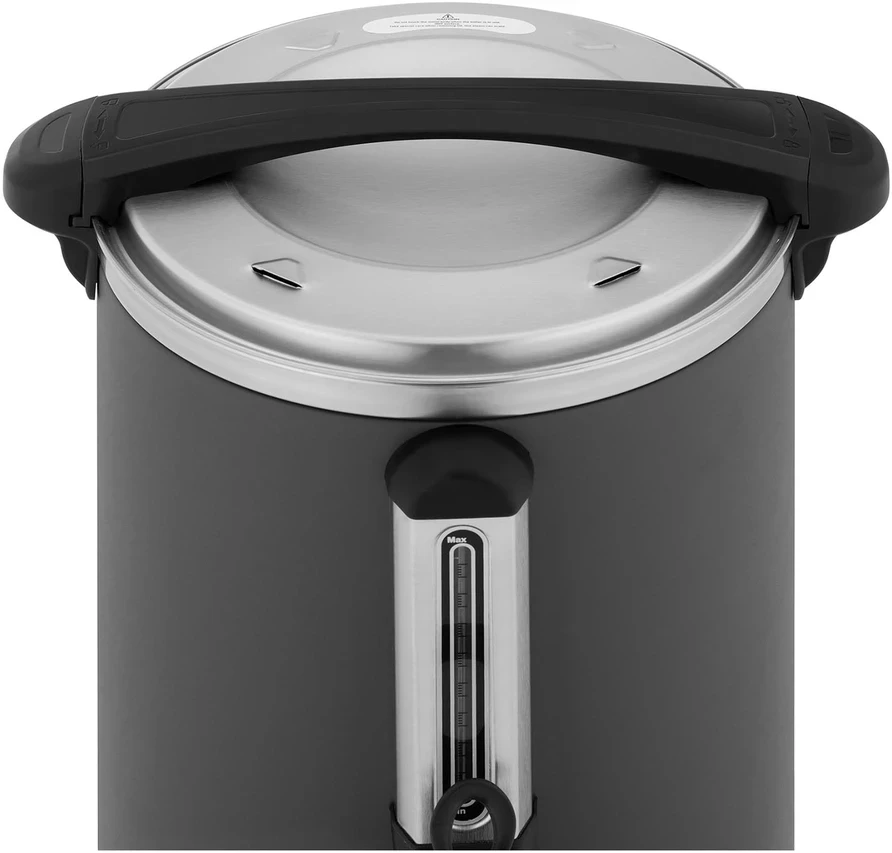 Vandens šildytuvas su dvigubomis sienelėmis ir lašų surinkėju, 13,5 L, 2500 W, pilkas