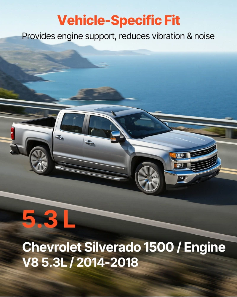 Variklio pakabos atramų komplektas Chevrolet Silverado 1500 5.3L V8 2014-2018. 2 vnt.