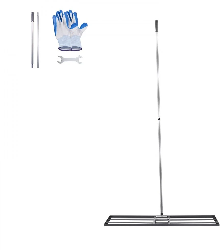 Vejos lyginimo grėblys rankena 2130 mm pagrindo plokštė 254 x 1219 mm
