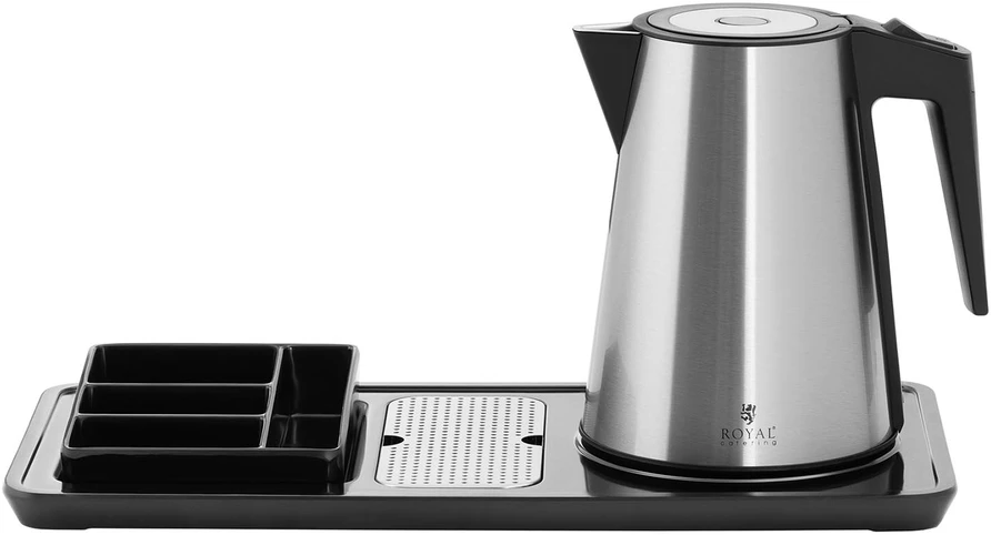 Virdulys Elektrinis virdulys su padėklu 12 l 1800 W sidabrinė/juoda