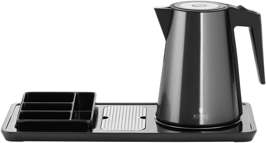 Virdulys Elektrinis virdulys su padėklu 12L 1800 W juodas