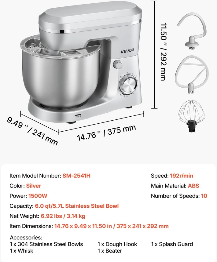 Virtuvės ir maitinimo įranga 1500 W talpa 5.7 l