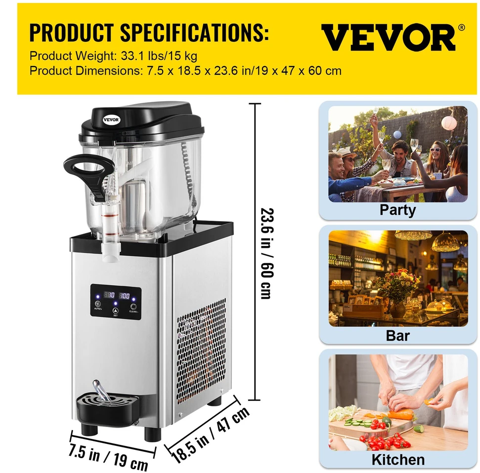 Virtuvės ir maitinimo įranga 300 W talpa 6 l