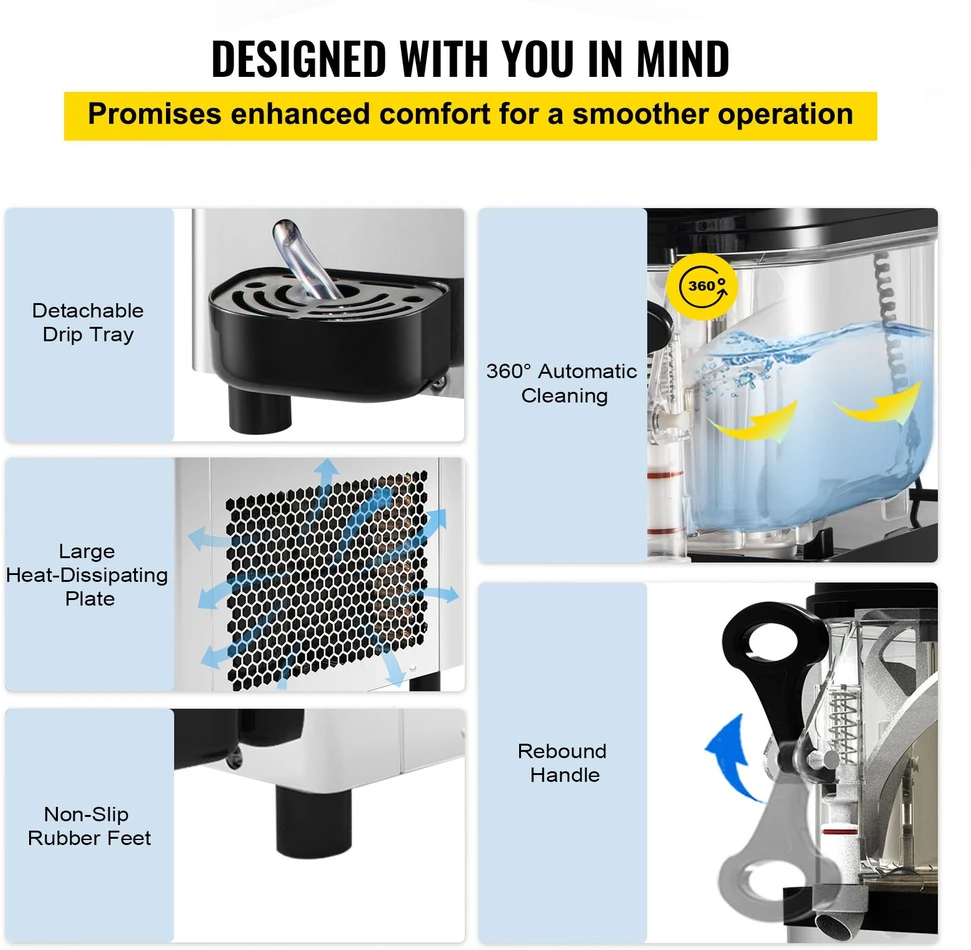 Virtuvės ir maitinimo įranga 300 W talpa 6 l