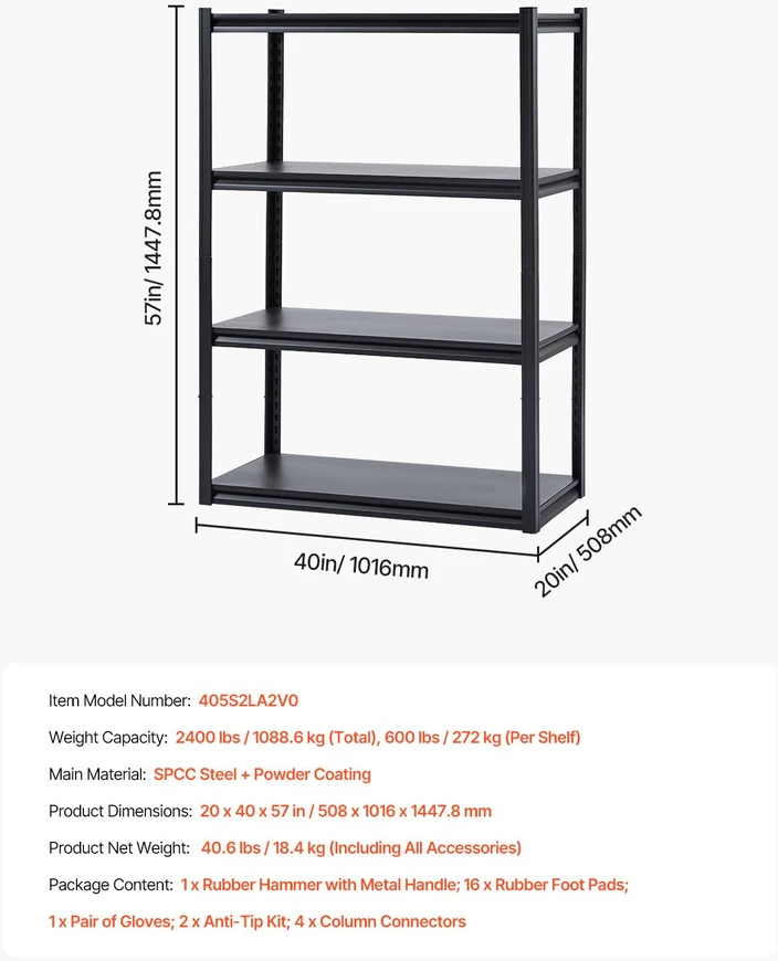 Virtuvės ir maitinimo įranga 508 x 1016 x 1447 mm