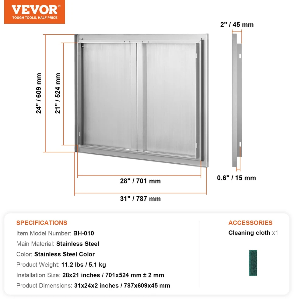 Virtuvės ir maitinimo įranga 787 x 609 mm