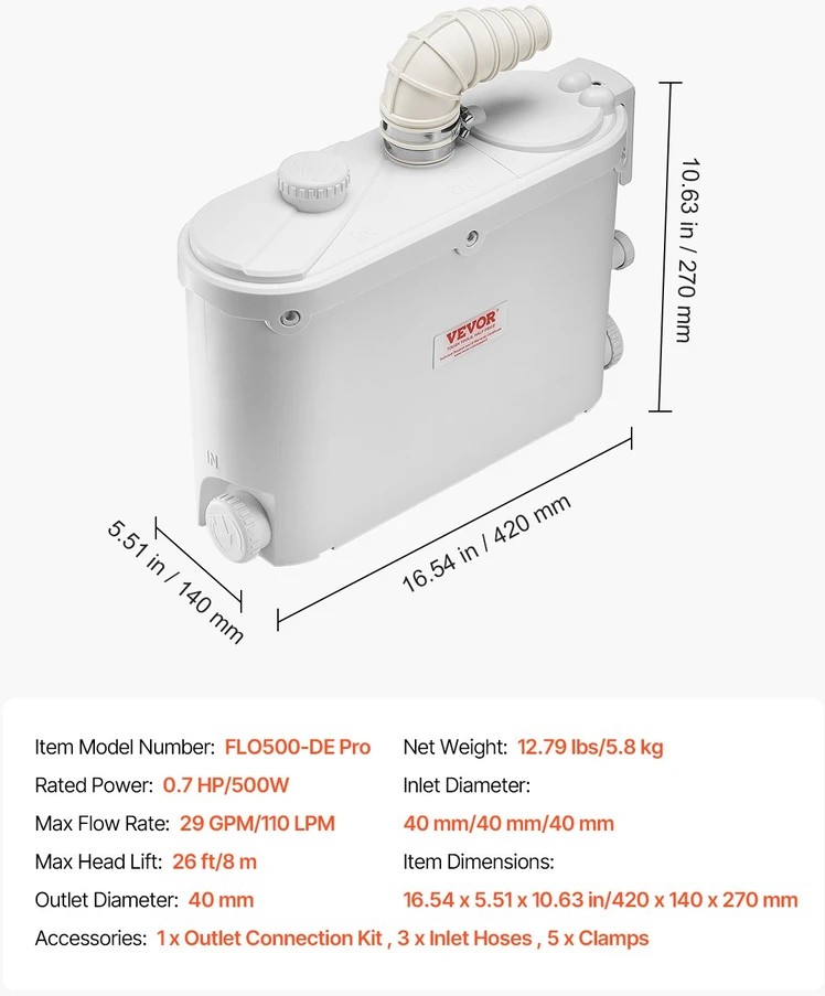 Virtuvės kombainas / pagalbinė įranga 500 W
