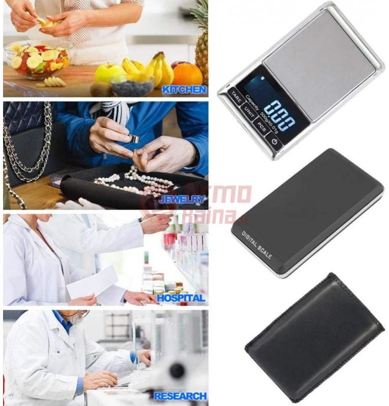 Virtuvinės svarstyklės Graminės juvelyrinės svarstyklės 500-001g 7117