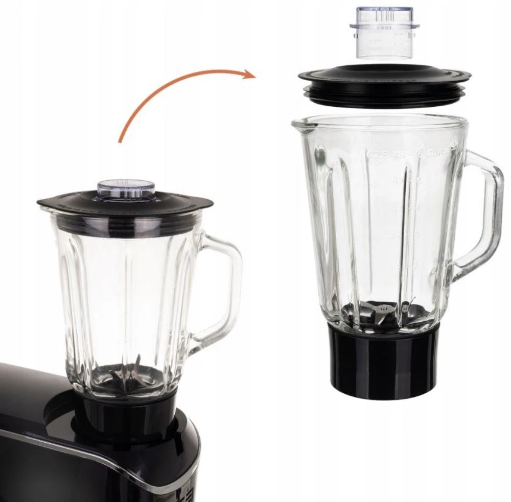Virtuvinis kombainas KitchenPro KP4 BERIMAX 2300 W, su šildomu dubeniu, blenderis