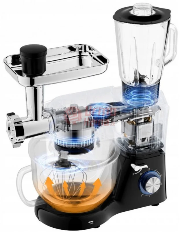 Virtuvinis kombainas RH04 su šildomu dubeniu ir blenderiu 2300W