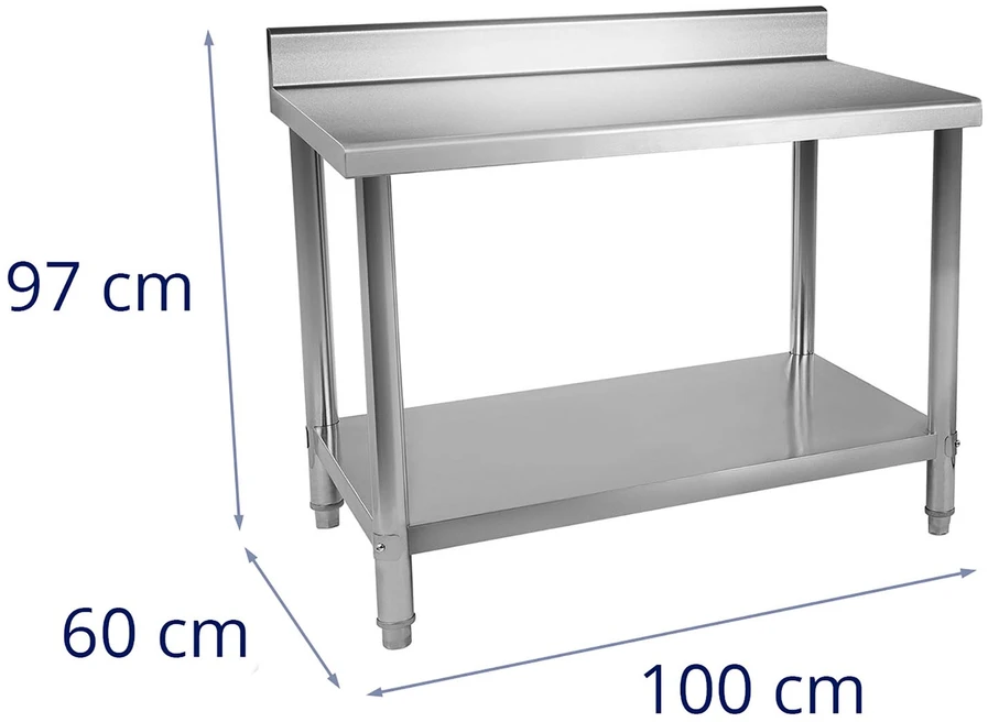 Virtuvinis stalas su rantu 100x60 cm