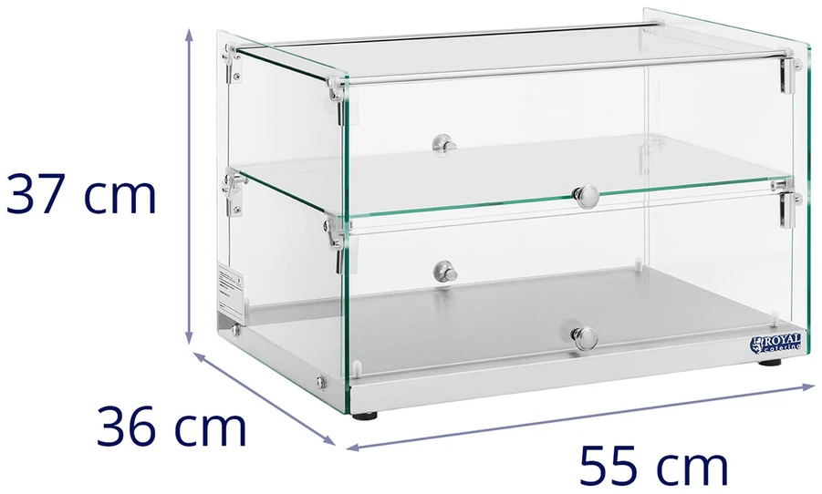 Vitrina, 55x36x37 cm, skaidri
